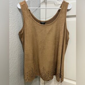 Torrid Laser-Cut Western Style Sleeveless Top